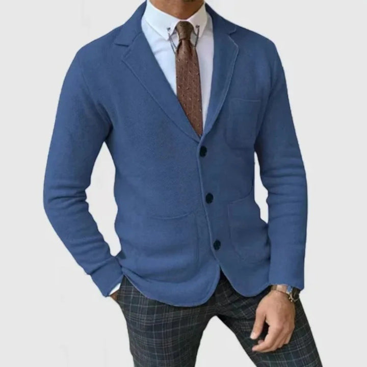 André | Lässiger Strickblazer Für Herren | Leicht