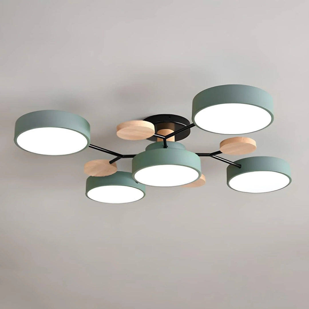Contemporary LED Ceiling Light Flush Mount Multi-Light Fixture