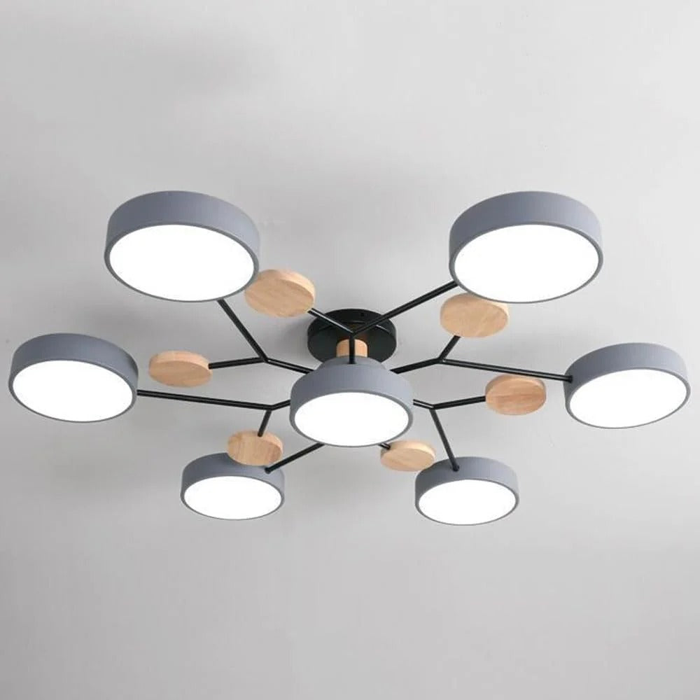 Contemporary LED Ceiling Light Flush Mount Multi-Light Fixture
