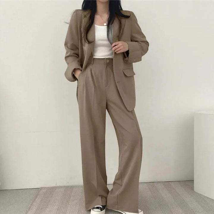 Amandine | Lässiges Blazer-set In Übergröße Für Damen