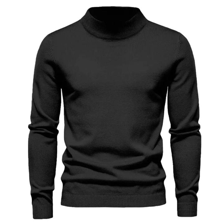 Herren Stilvoller Winterpullover Mit Rollkragen | Langarm