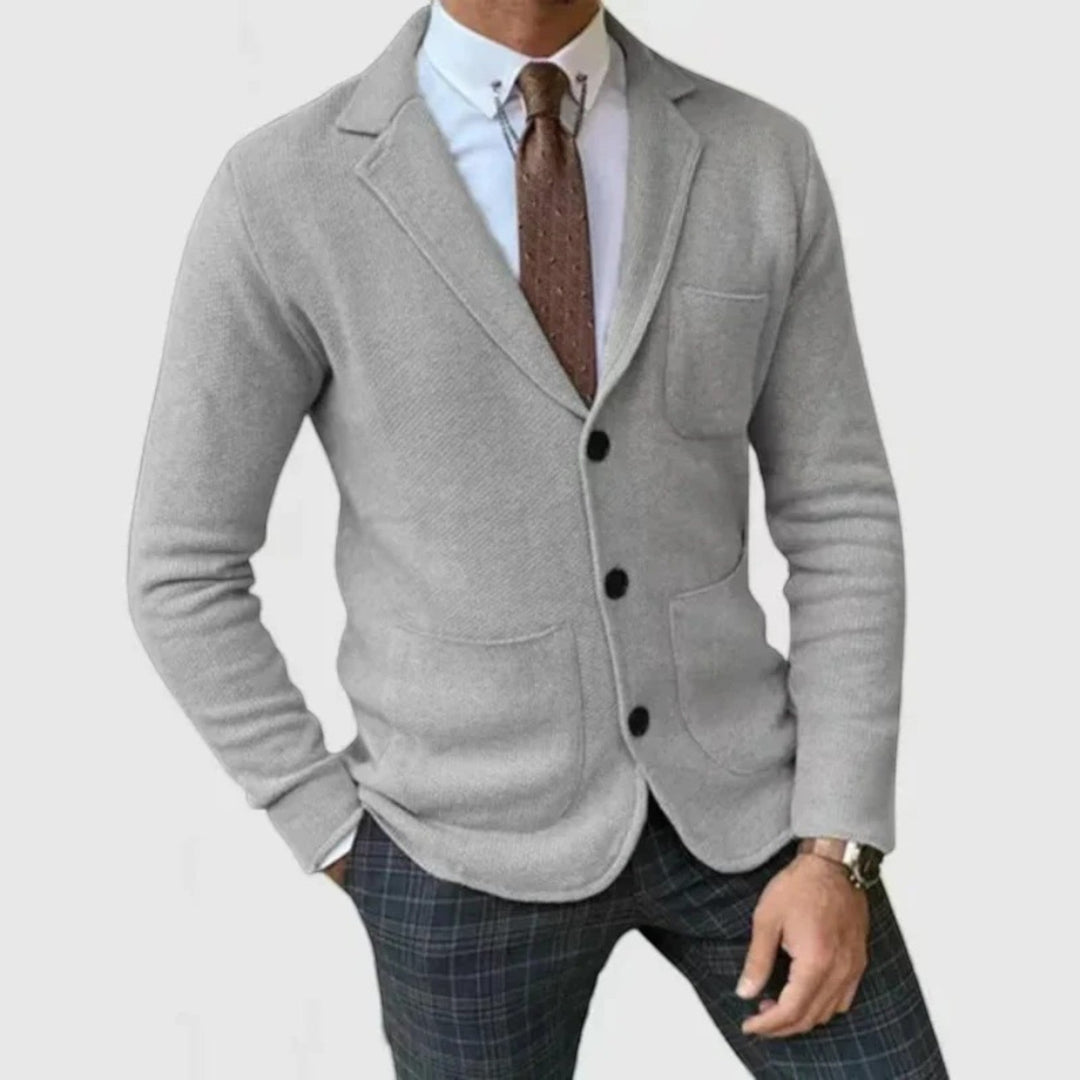André | Lässiger Strickblazer Für Herren | Leicht