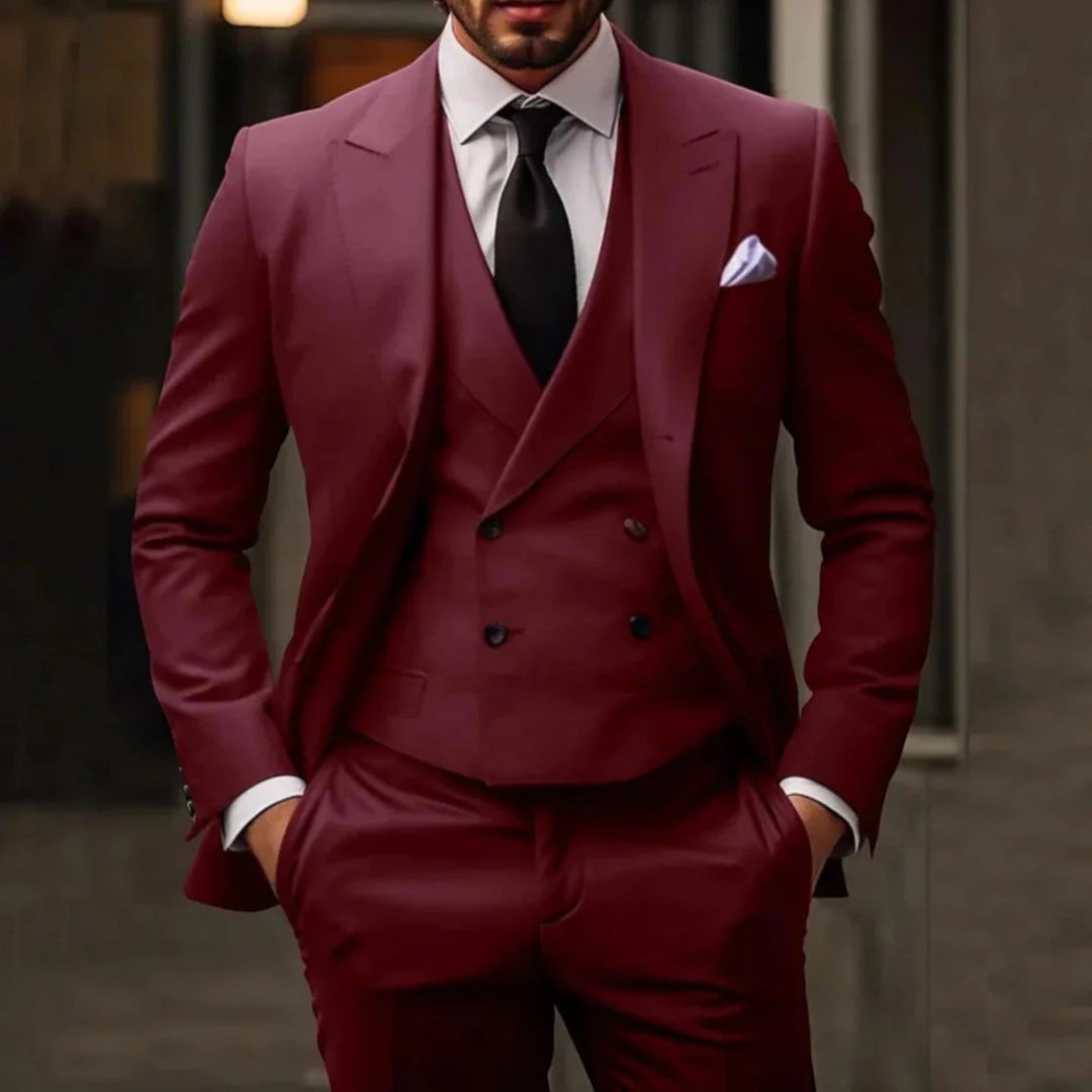 Tobias | 3-teiliger Anzug Für Herren | Slim Fit
