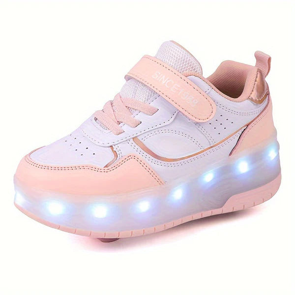 FlashRider – Leuchtende Roller-Sneaker für Kinder | Spaß & Sicherheit mit LED-Lichtspektakel