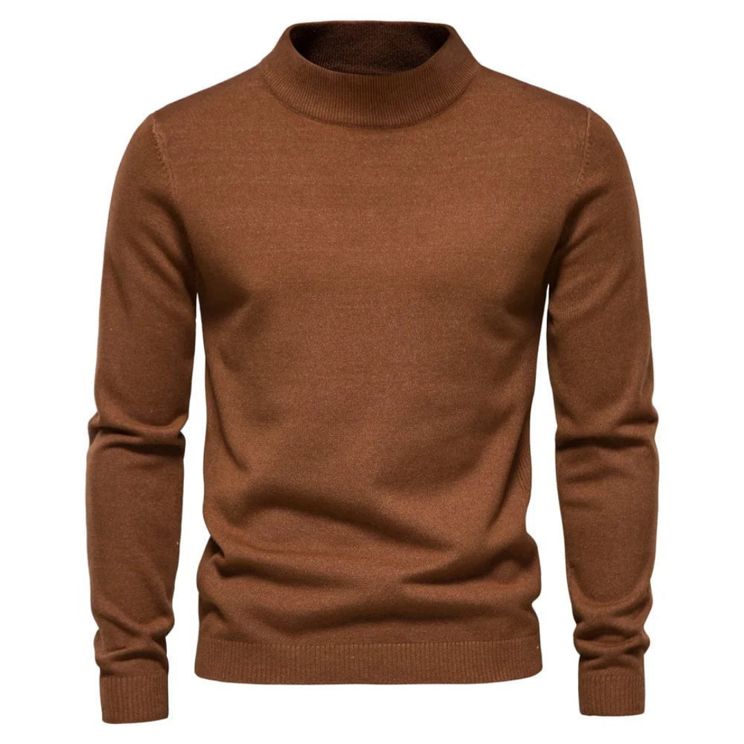 Herren Stilvoller Winterpullover Mit Rollkragen | Langarm