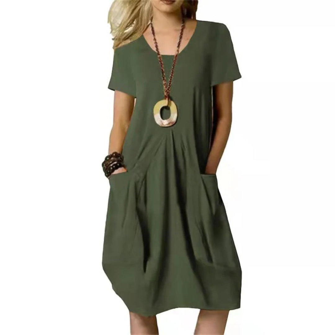 Manon | Lässiges Sommerkleid Mit Taschen Für Damen