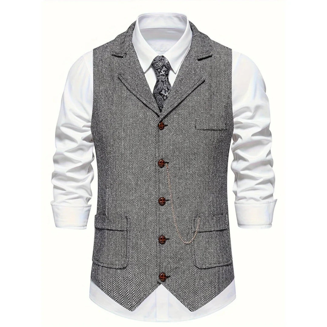 Oscar | Vintage Weste Für Herren | Ärmellos