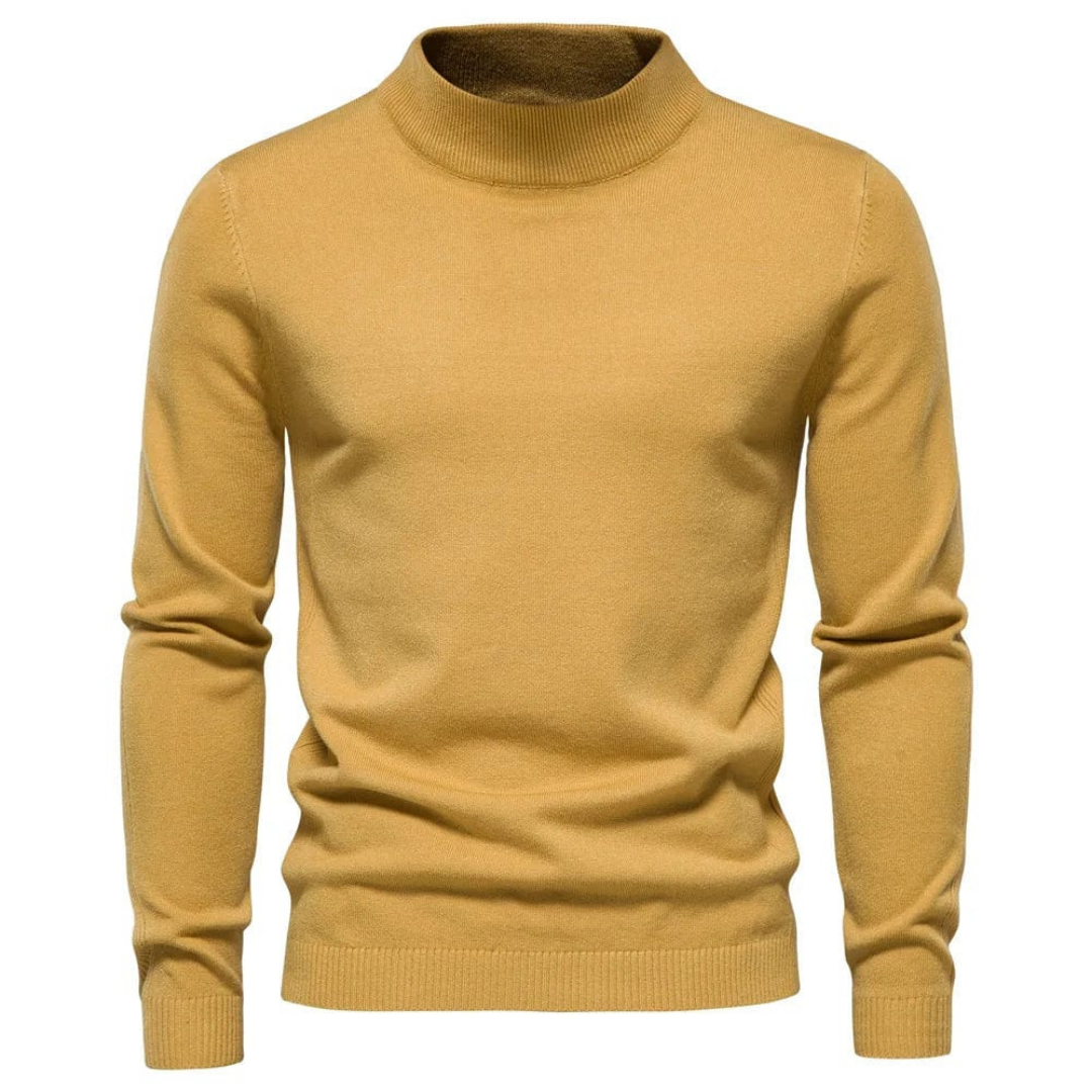 Herren Stilvoller Winterpullover Mit Rollkragen | Langarm