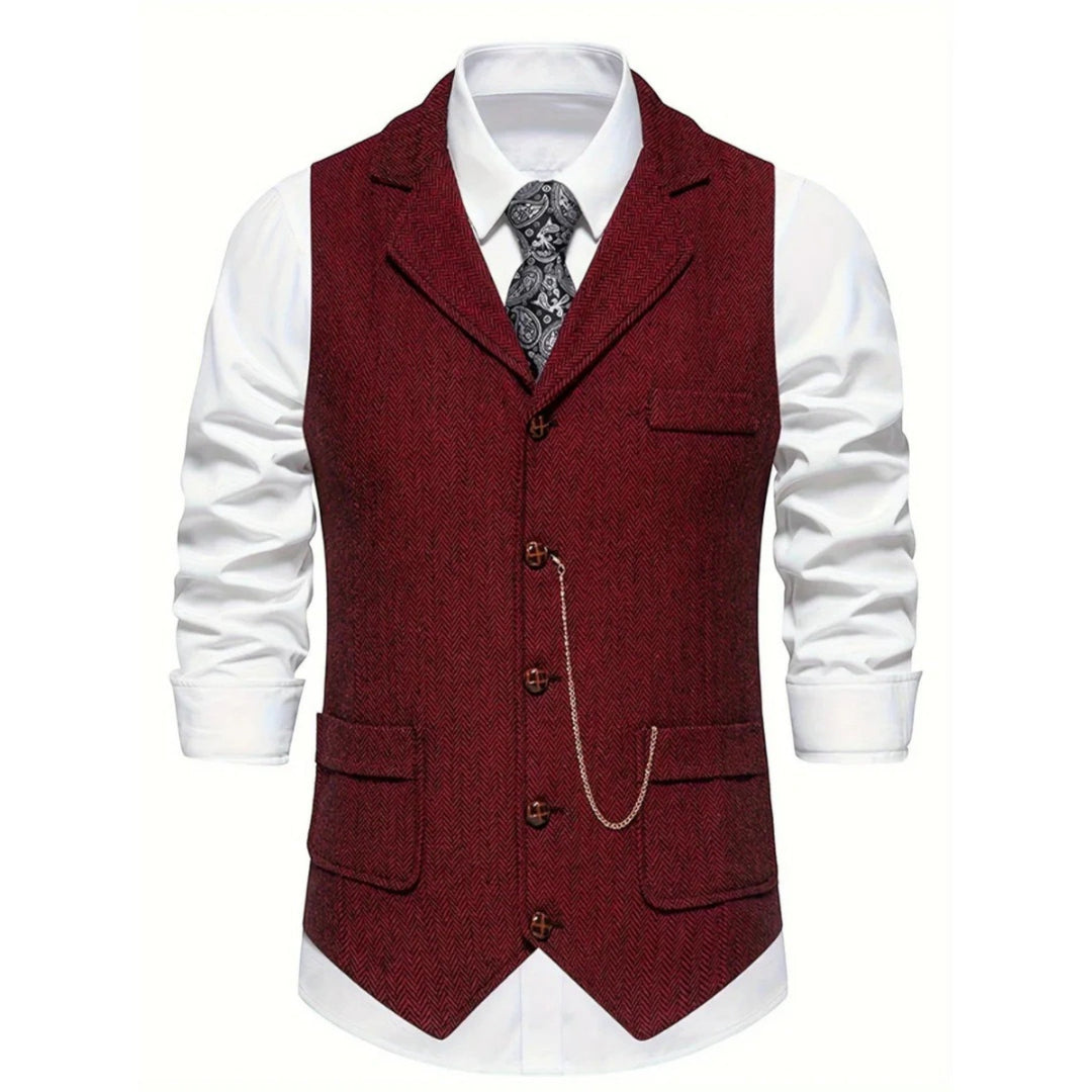 Oscar | Vintage Weste Für Herren | Ärmellos