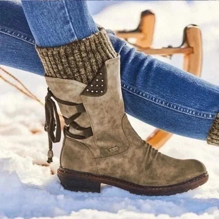 Damen Winter-Schnürstiefeletten | Stylisch