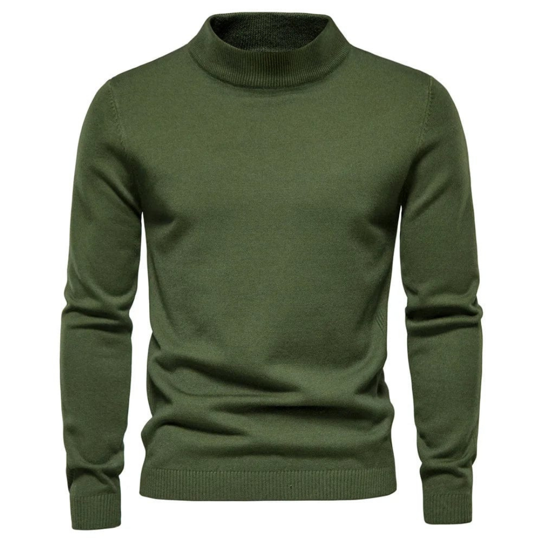 Herren Stilvoller Winterpullover Mit Rollkragen | Langarm