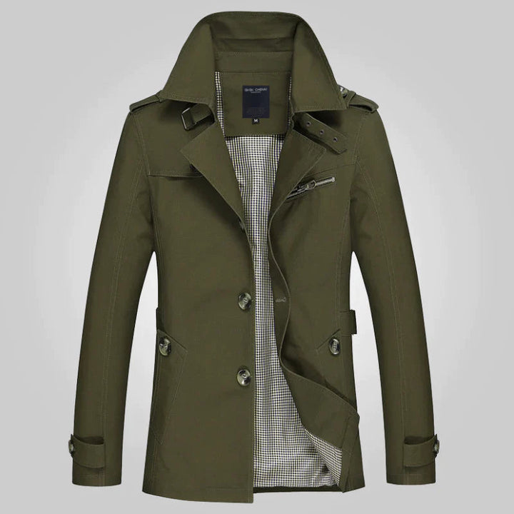 Trenchcoat Mit Stehkragen Für Damen | Mit Knopfdetails