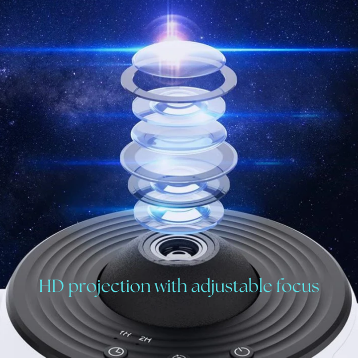 Starry Sky Galaxy Projector with Adjustable Light Effects