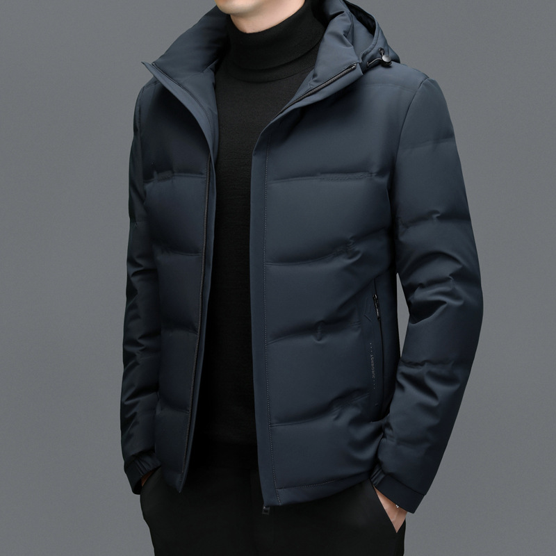 Herren Steppjacke Mit Langen Ärmeln | Reißverschluss
