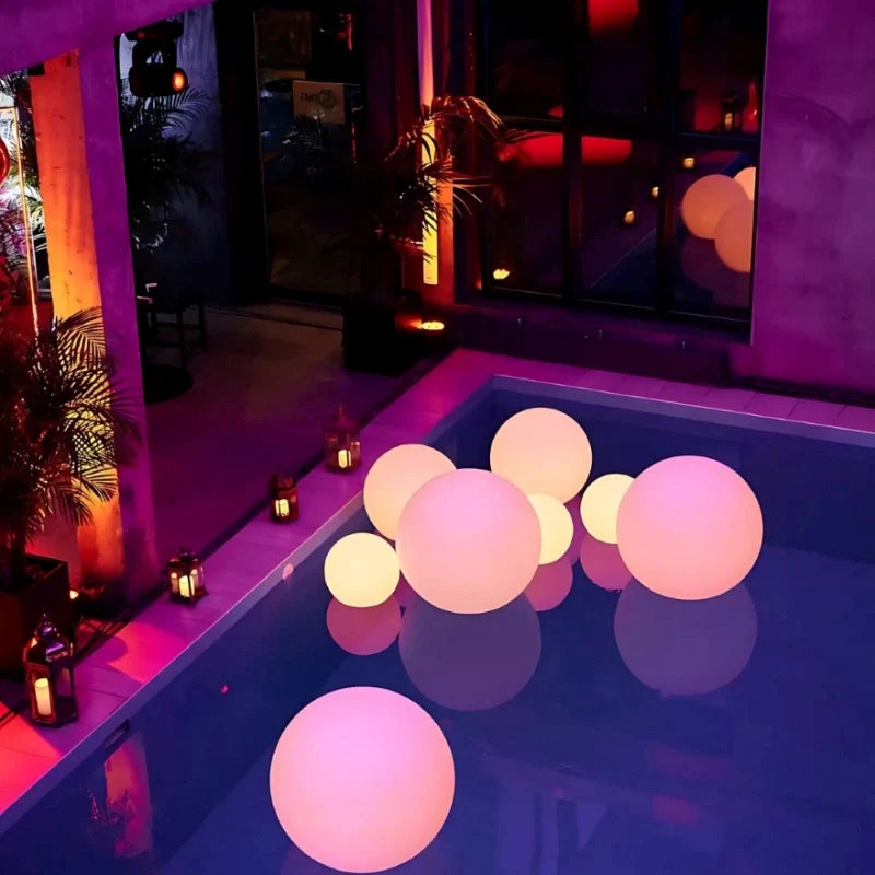 Sol- & Genopladelige Globus Udendørslamper med Fjernbetjening