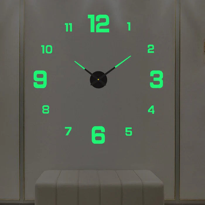 Modern Decorative Wall Clock Silent & simple to Mount