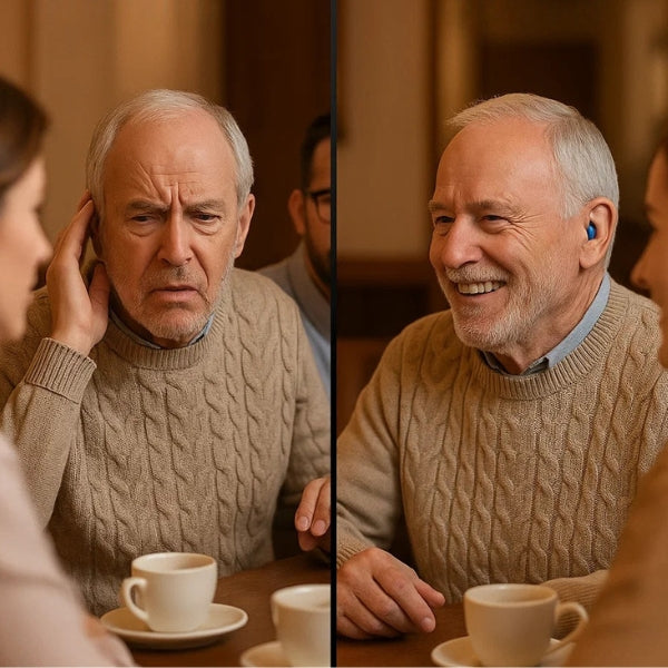 Compact In-Ear Hearing Aids Rechargeable Clear Audio