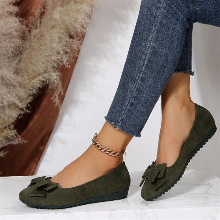 Leona | Bequeme Flache Schuhe Für Frauen | Runde Zehe