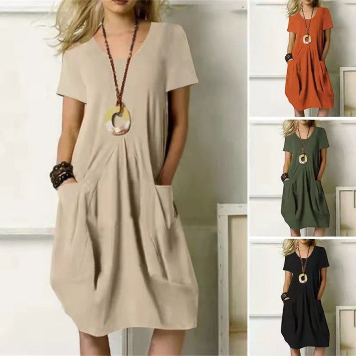 Manon | Lässiges Sommerkleid Mit Taschen Für Damen