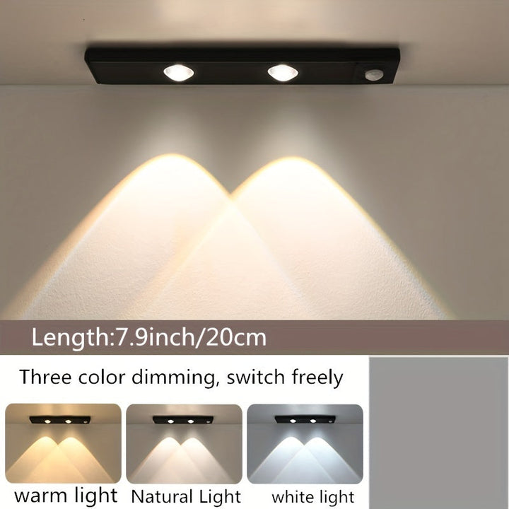 Wireless LED Motion Sensor Light Strip Rechargeable Indoor Lighting