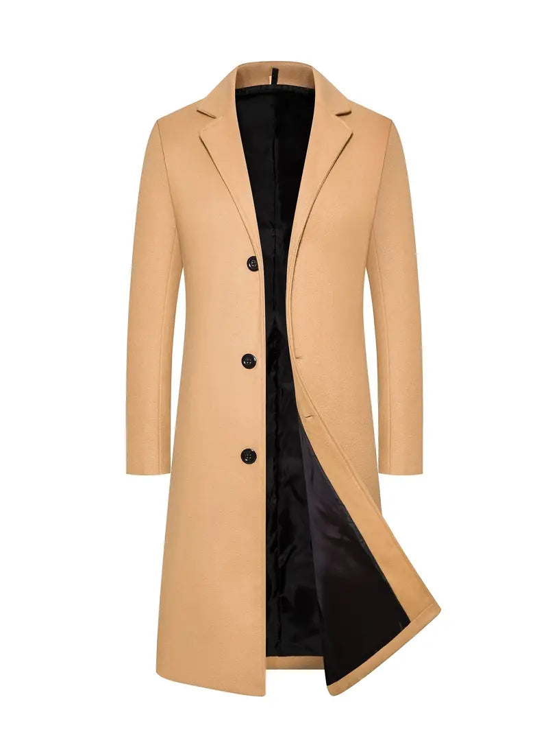 Herren Winterlanger Mantel | Reverskragen