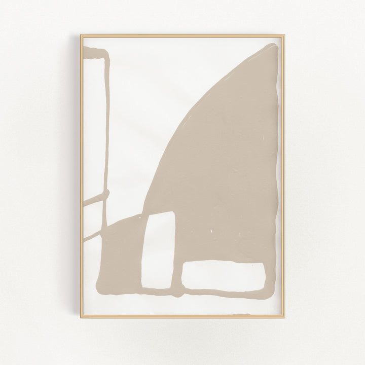 Arte de Pared Contemporáneo de Montaña – Impresión de Paisaje Abstracto