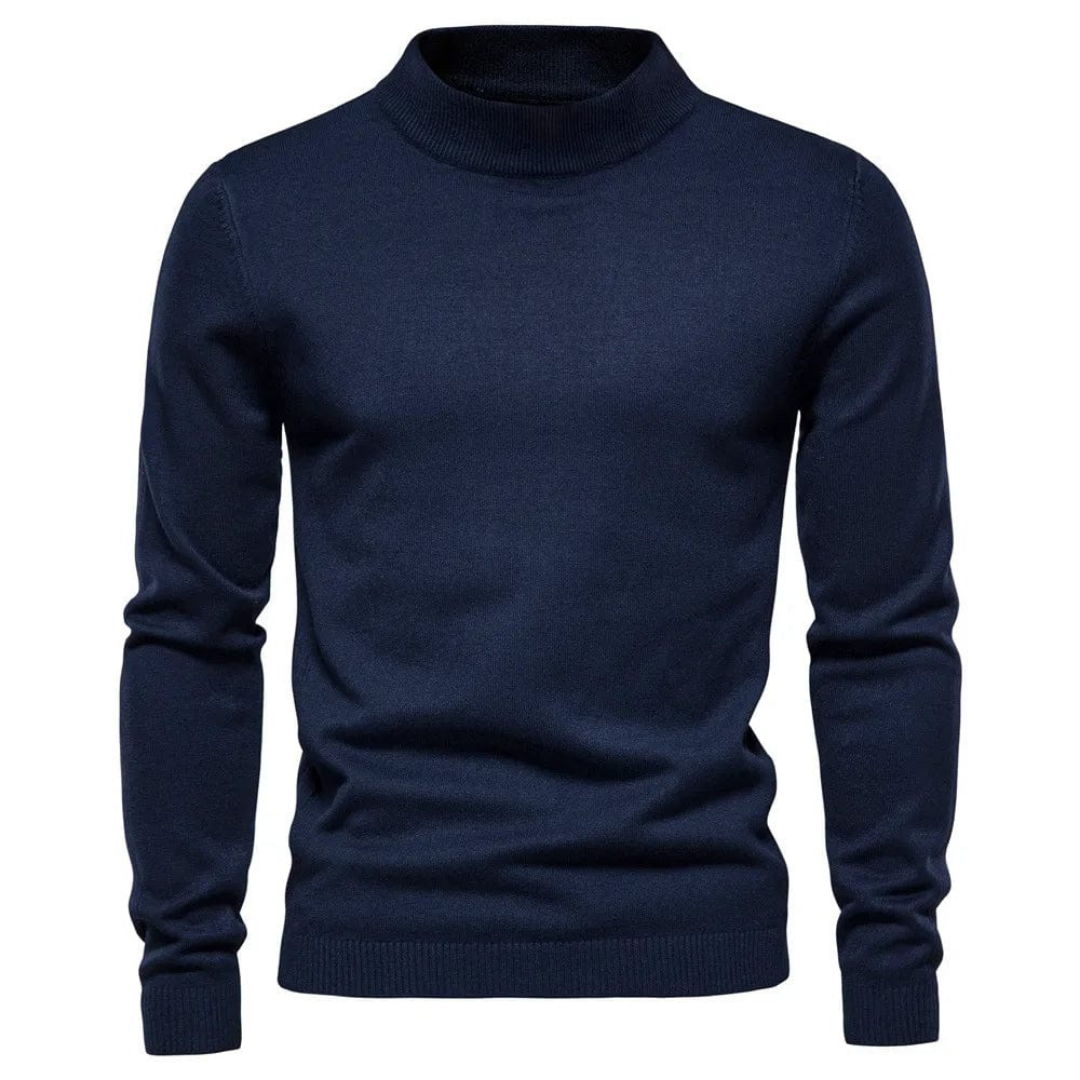 Herren Stilvoller Winterpullover Mit Rollkragen | Langarm