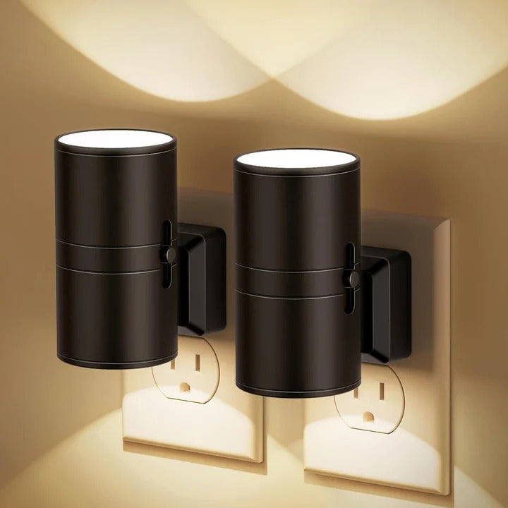 LED-Nachtlicht zum Einstecken – Dimmbar & mit einstellbarer Helligkeit | Ideal für Schlafzimmer, Flur & Kinderzimmer