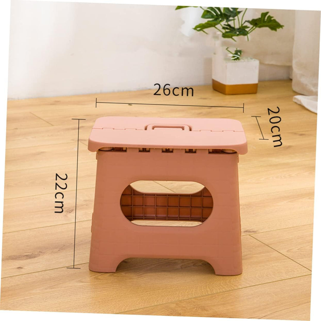 Compact Fold-Flat Step Stool for Indoor and Outdoor Use