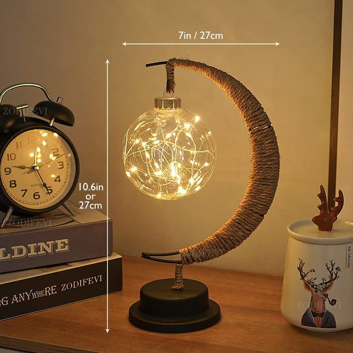 Decorative Moon Table Lamp LED Ambient Night Light