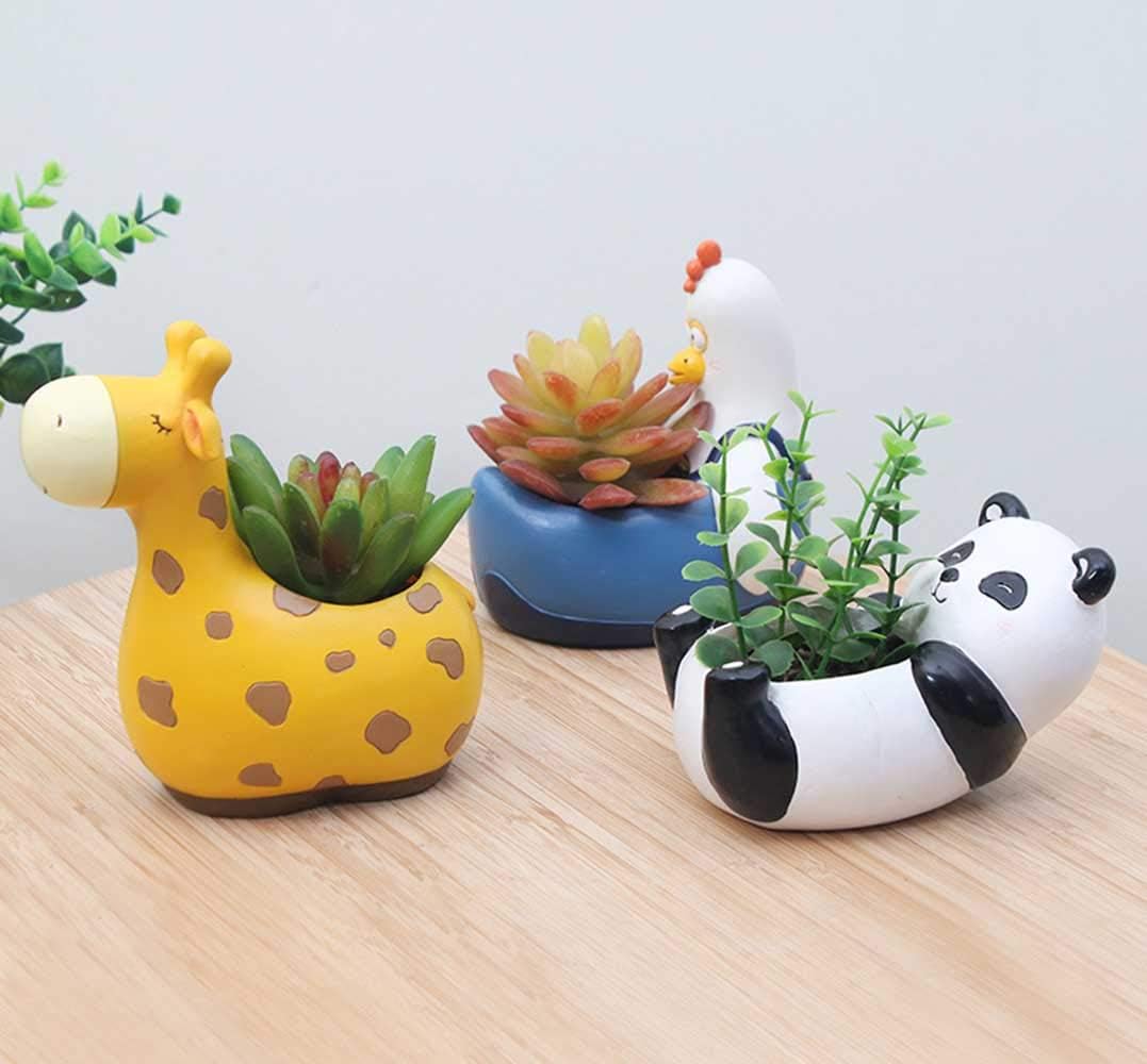 Decorative Animal Plant Pots for Indoor Succulents