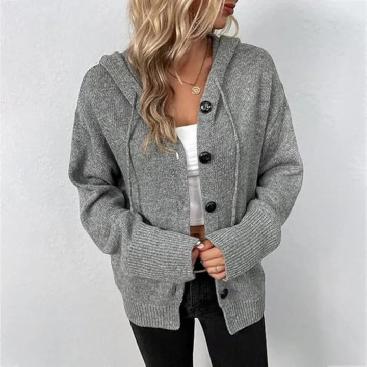 Manon | Strickjacke Mit Kapuze Für Damen | Warm