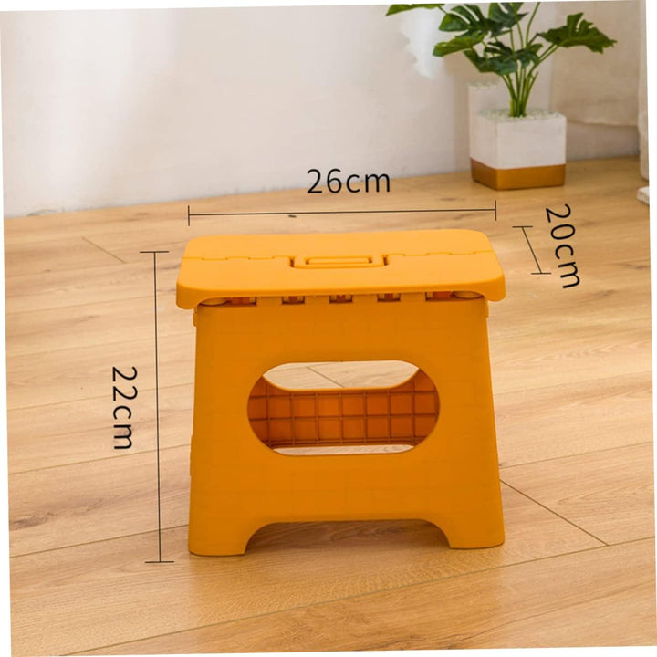 Compact Fold-Flat Step Stool for Indoor and Outdoor Use