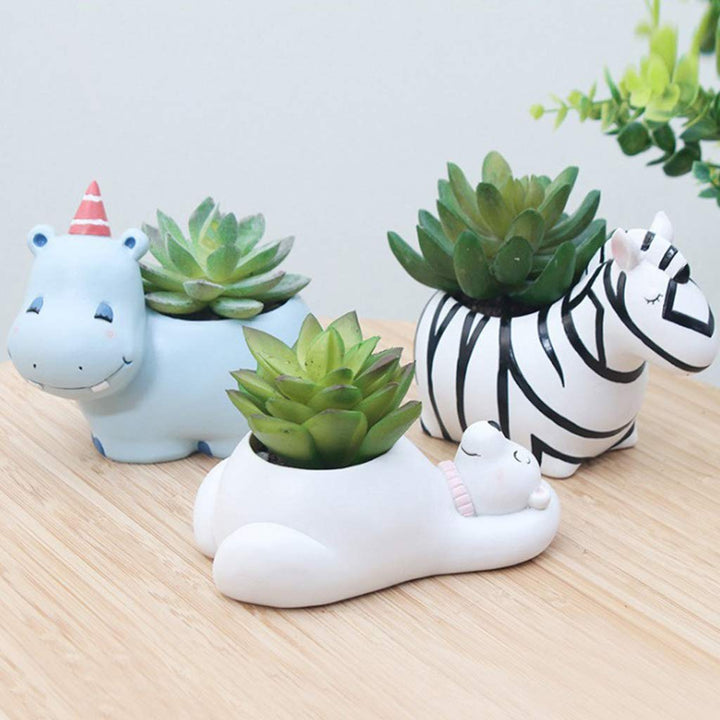 Decorative Animal Plant Pots for Indoor Succulents