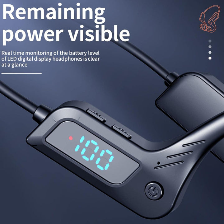 Noise Cancelling Bone Conduction Headphones for Sports