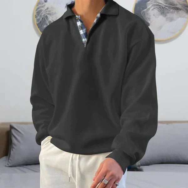 Lässiger Oversize Pullover Mit V-ausschnitt Für Herren | Winter