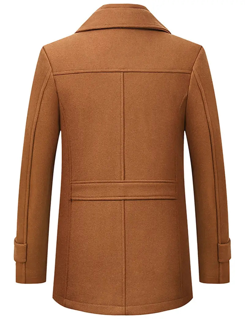 Herren Reißverschluss Trenchcoat | Lang