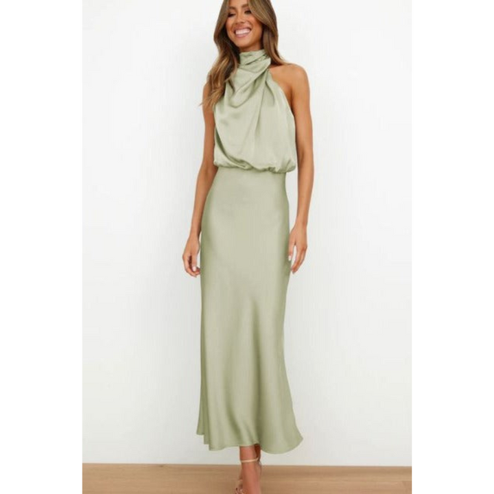 Damen Abendkleid Mit Neckholder | Midi