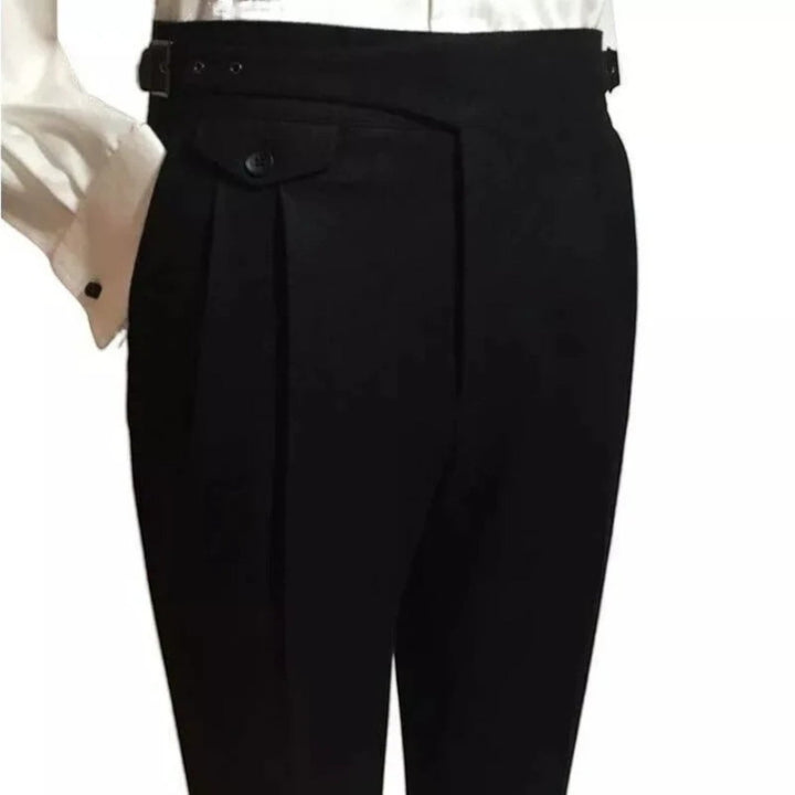 Lazare | Herrenhose Mit Hoher Taille | Formal