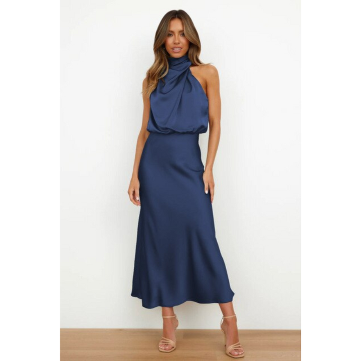 Damen Abendkleid Mit Neckholder | Midi