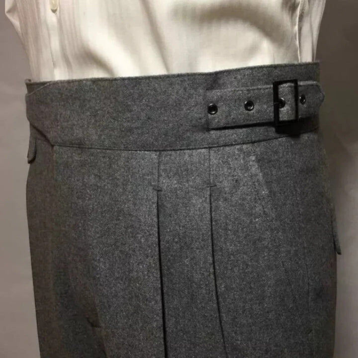 Lazare | Herrenhose Mit Hoher Taille | Formal