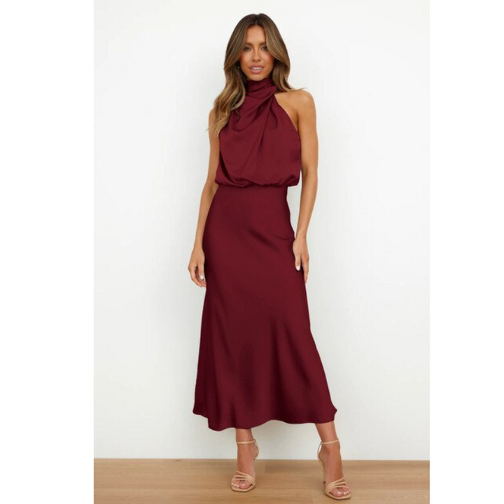 Damen Abendkleid Mit Neckholder | Midi
