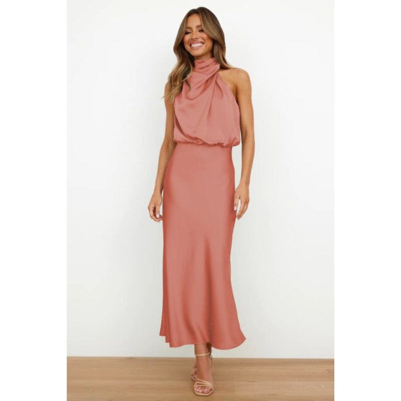 Damen Abendkleid Mit Neckholder | Midi
