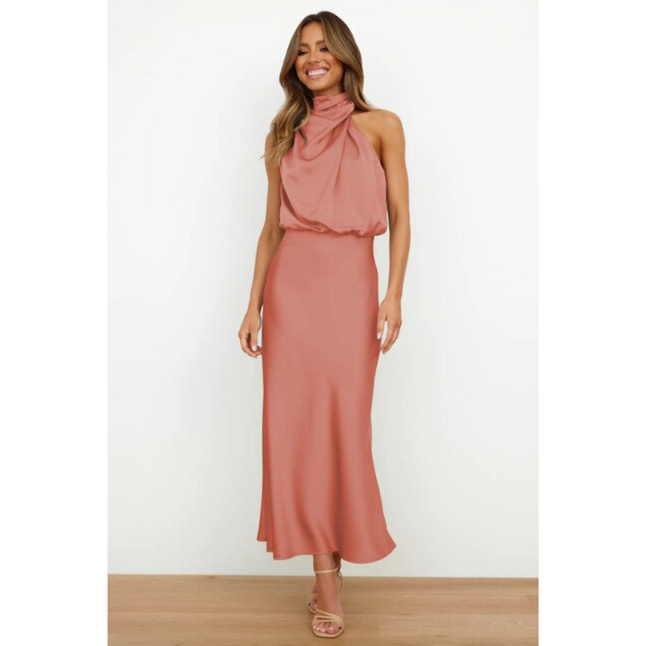 Damen Abendkleid Mit Neckholder | Midi