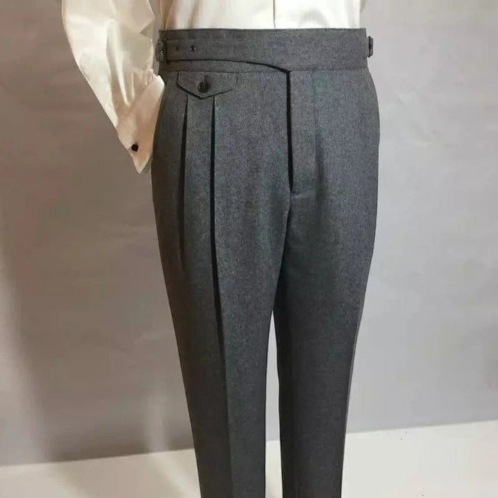 Lazare | Herrenhose Mit Hoher Taille | Formal