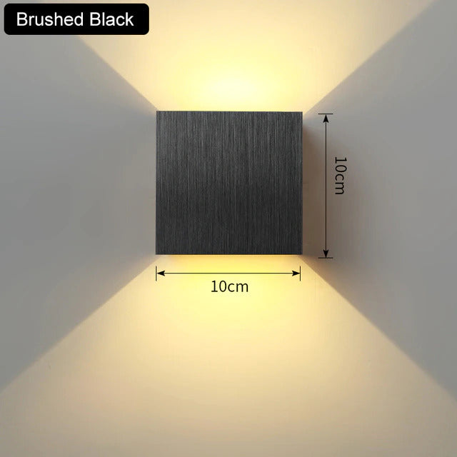 Contemporary Dual Beam LED Wall Light – Warm or Cool White