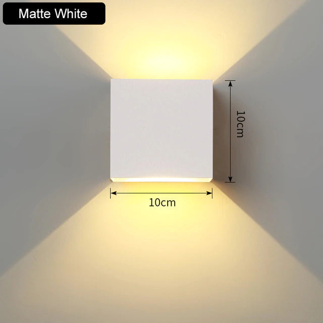 Contemporary Dual Beam LED Wall Light – Warm or Cool White