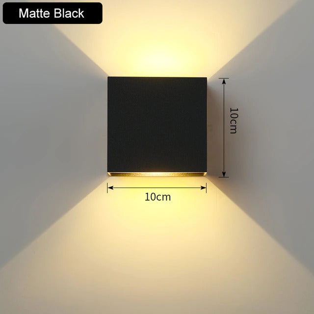 Contemporary Dual Beam LED Wall Light – Warm or Cool White