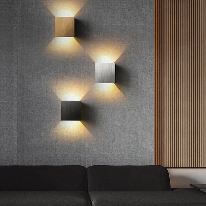 Contemporary Dual Beam LED Wall Light – Warm or Cool White