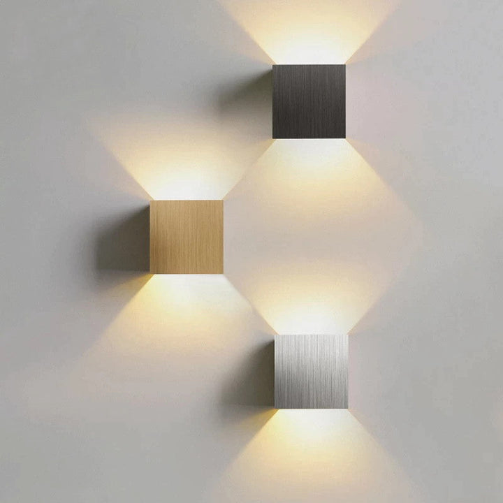 Contemporary Dual Beam LED Wall Light – Warm or Cool White